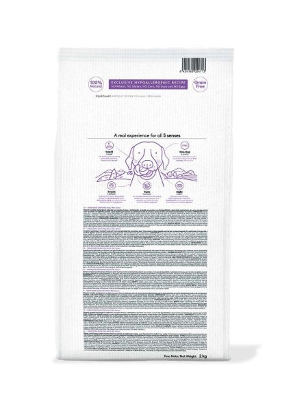 Dibaq Sense Grain Free Salmão Mini - Ração hipoalergénica para cães adultos de raças pequenas