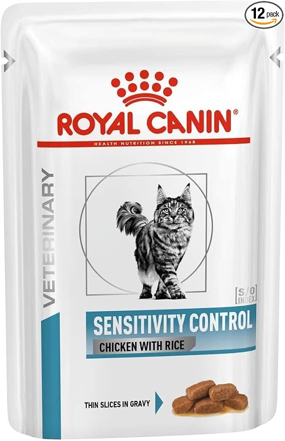 Royal Canin® Veterinary Sensitivity Control – Alimento Húmido para Gatos Adultos com Frango e Arroz