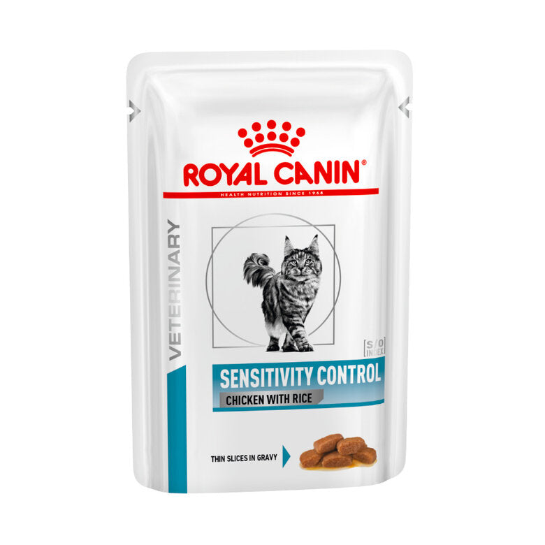 Royal Canin® Veterinary Sensitivity Control – Alimento Húmido para Gatos Adultos com Frango e Arroz