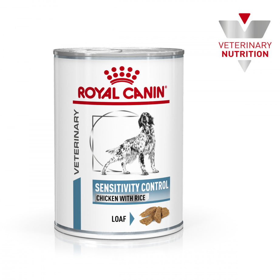 Royal Canin® Veterinary Sensitivity Control Frango e Arroz – Alimento Húmido para Cães Adultos