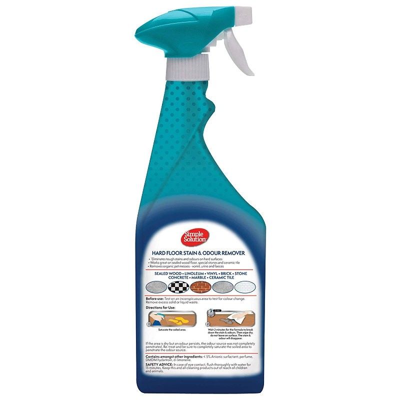 Simple Solution Hard Floor Stain & Odour Remover 750ml - DOGGIE STORE