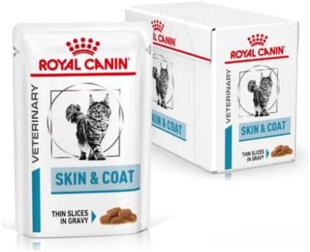 Royal Canin® Veterinary Skin & Coat – Alimento Húmido para Gatos Adultos com Sensibilidade Cutânea