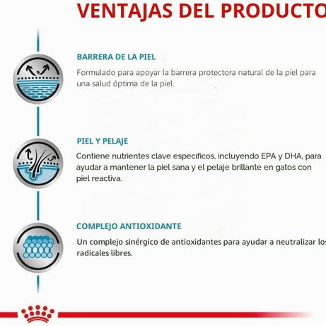 Royal Canin® Veterinary Skin & Coat – Alimento Húmido para Gatos Adultos com Sensibilidade Cutânea