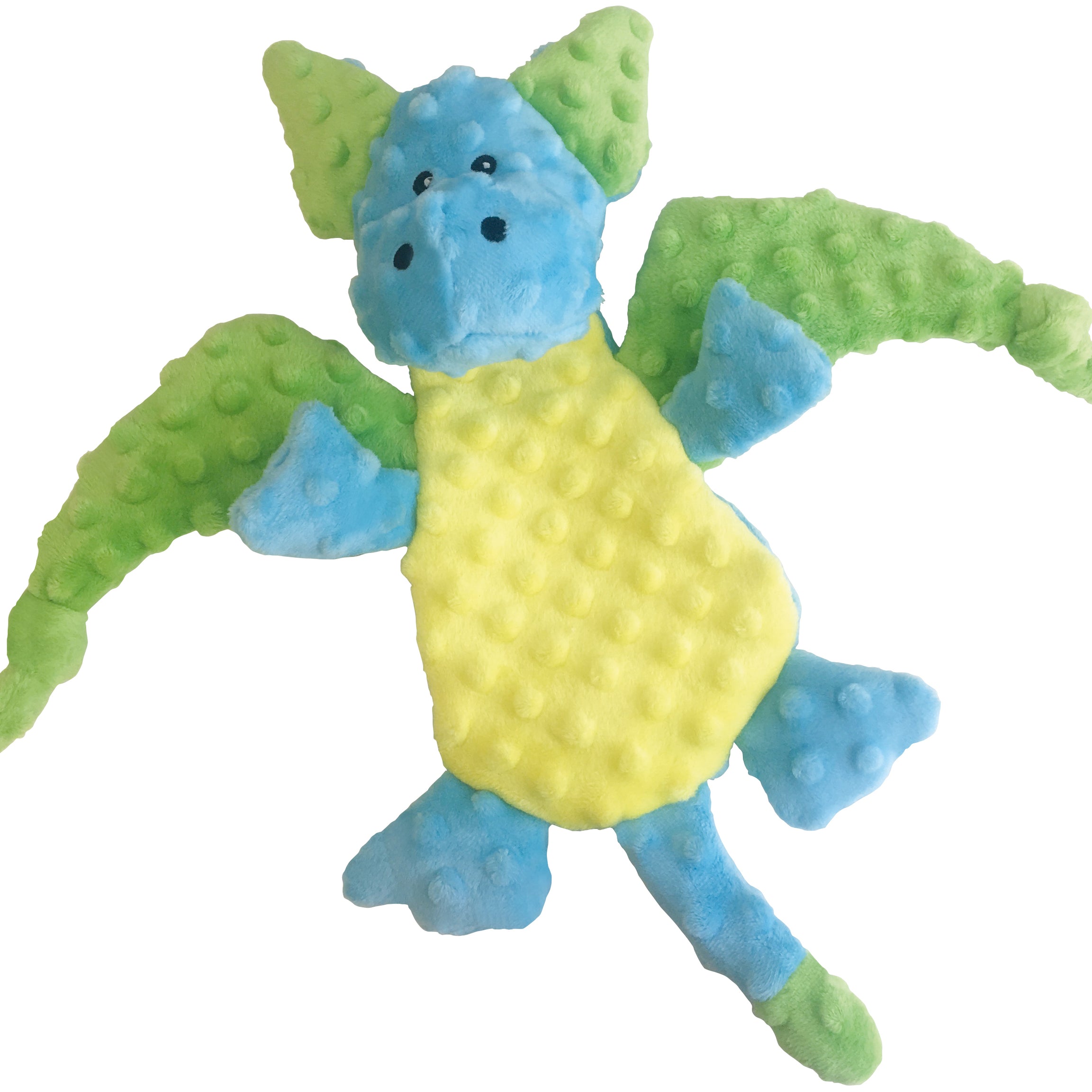 Gloria Pets Dragão Smaug em peluche com Som, Verde/Azul