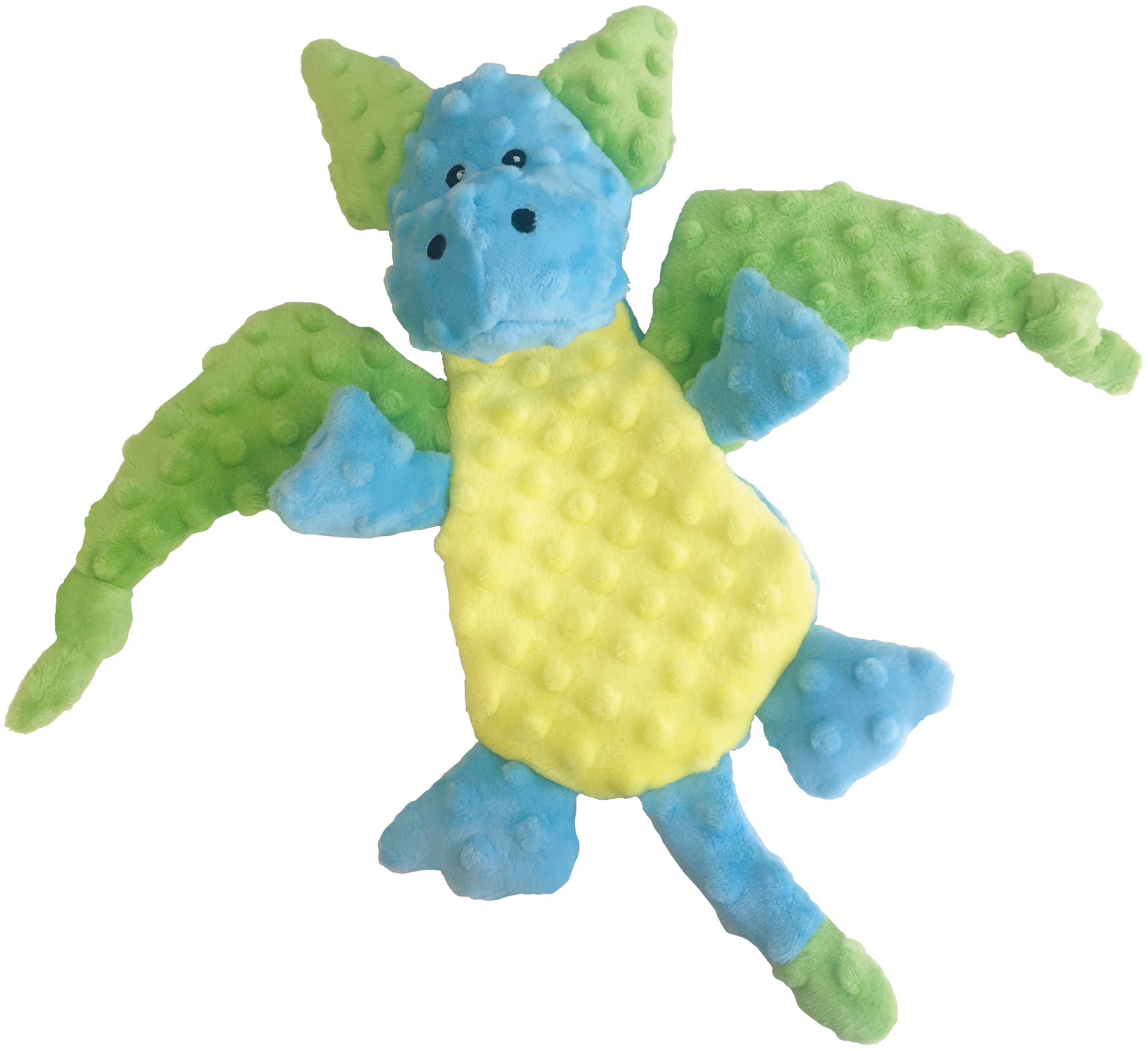 Gloria Pets Dragão Smaug em peluche com Som, Verde/Azul