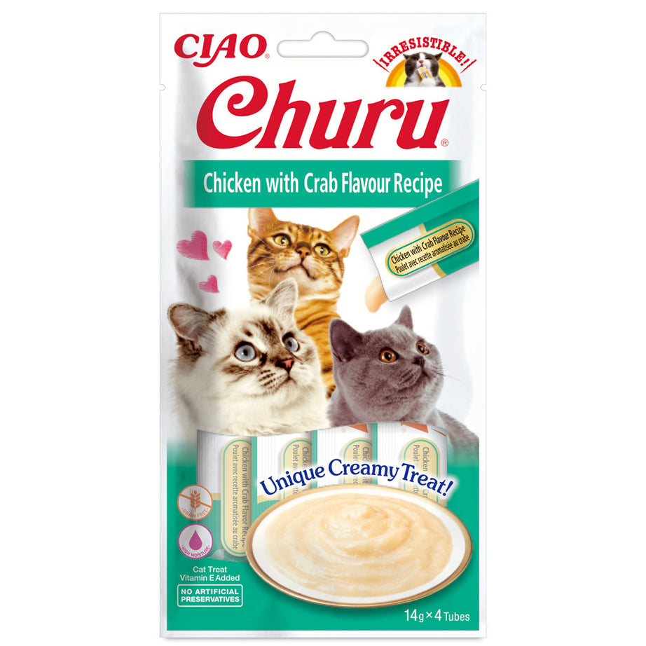 Churu Chicken with Crab Liquid Cat Snack