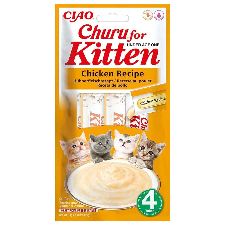 Snack líquido de frango para gatinhos - Churu for Kitten