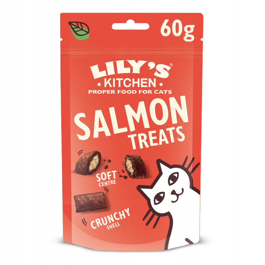 Lily's Kitchen Crunchy Salmon Snacks for Cats 60 g