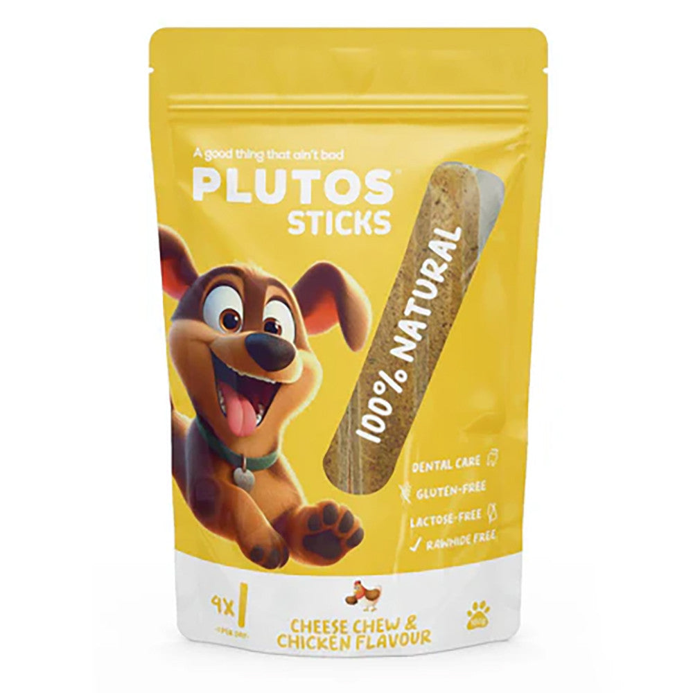 Dog cheese and chicken sticks - Plutos 160g