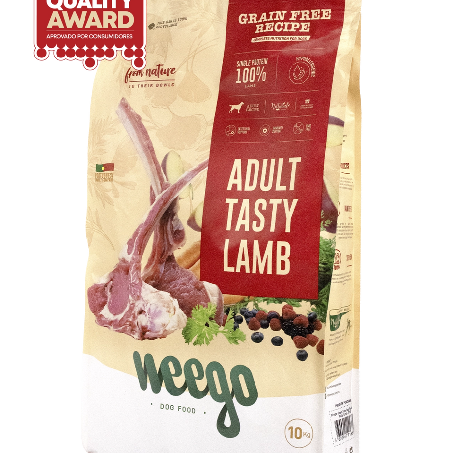 Weego Adult Tasty Lamb – Ração Sem Cereais para Cães Adultos