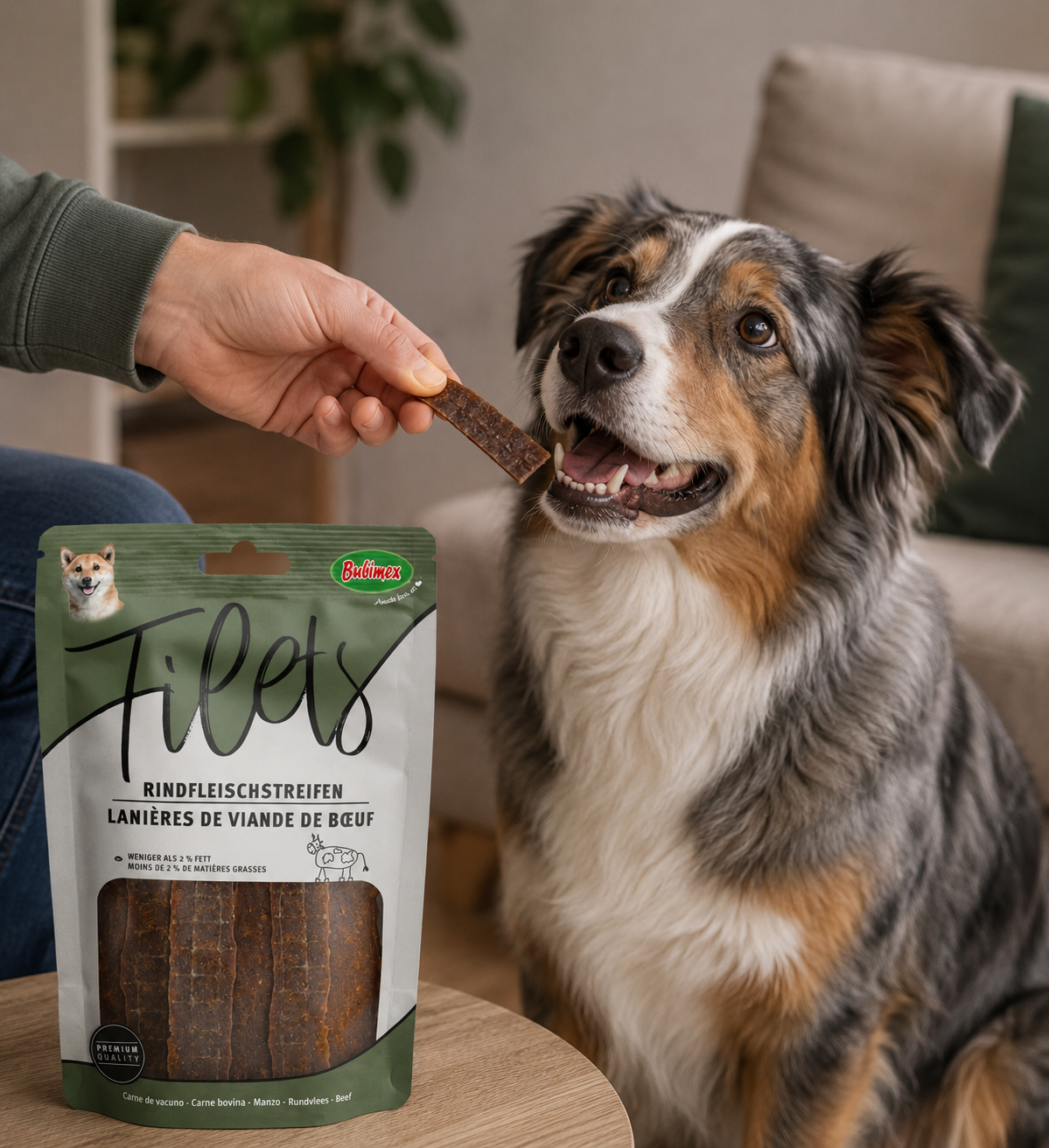 Bubimex – Tiras de Carne de Vaca 60 g