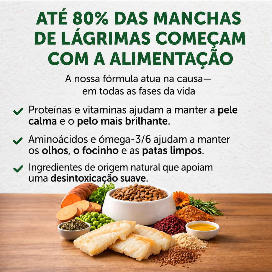 Nature’s Protection Superior Care para Cão Todos Tamanhos e Fases de Vida de pelo branco | Peixe Branco