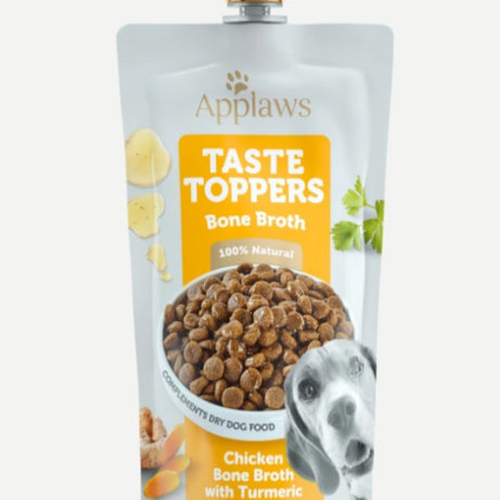 Applaws Taste Toppers em caldo | Osso de Frango com Curcuma & Salsa