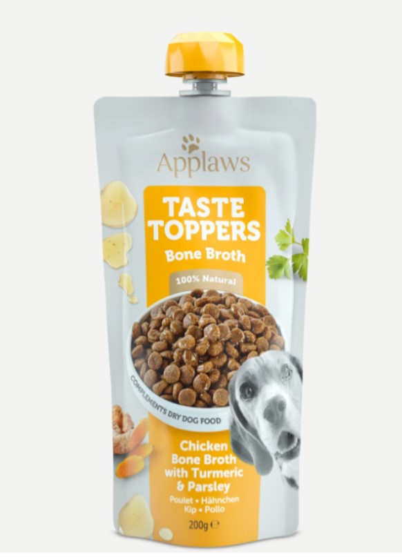 Applaws Taste Toppers em caldo | Osso de Frango com Curcuma & Salsa