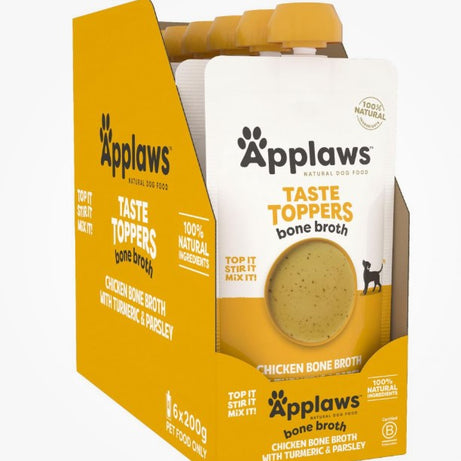Applaws Taste Toppers em caldo | Osso de Frango com Curcuma & Salsa