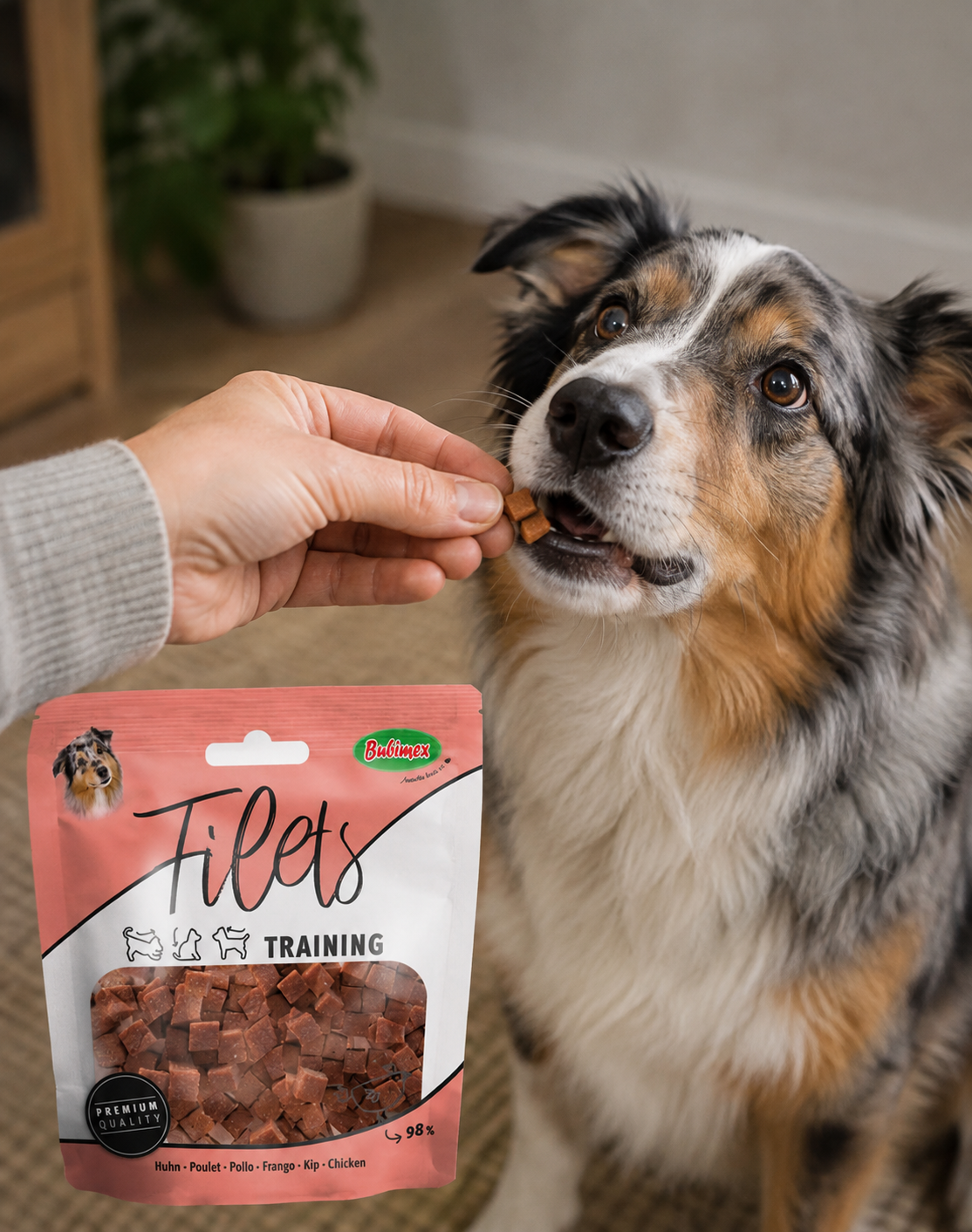 Bubimex – Snacks de Treino com Filetes de Frango 50 g