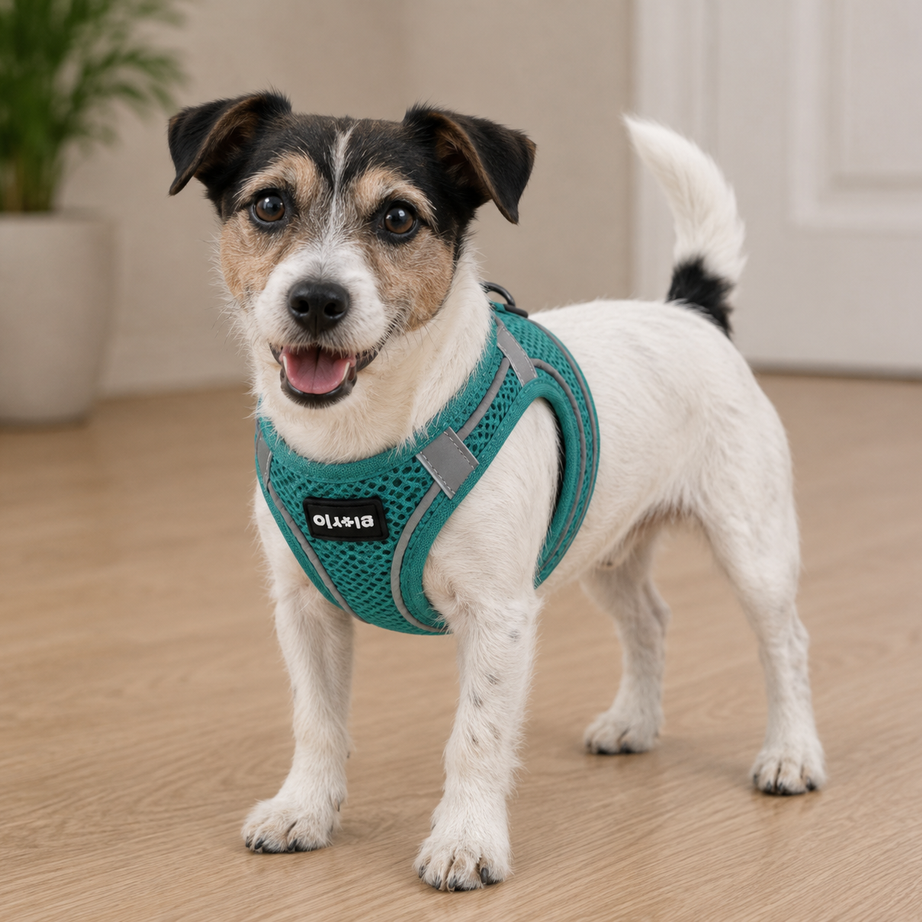 Peitoral GLORIA Trek Star para cão | Turquesa