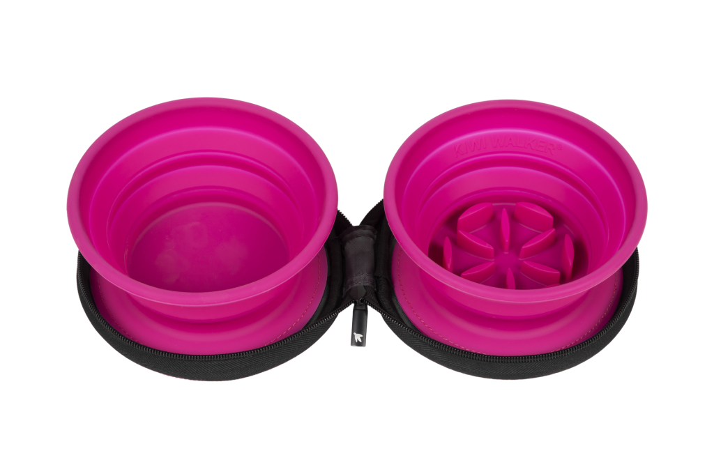 Comedero doble de viaje - Slowfeeder