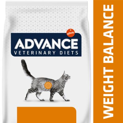 Advance Veterinary Diets Weight Balance, ração seca para gatos - DOGGIE STORE