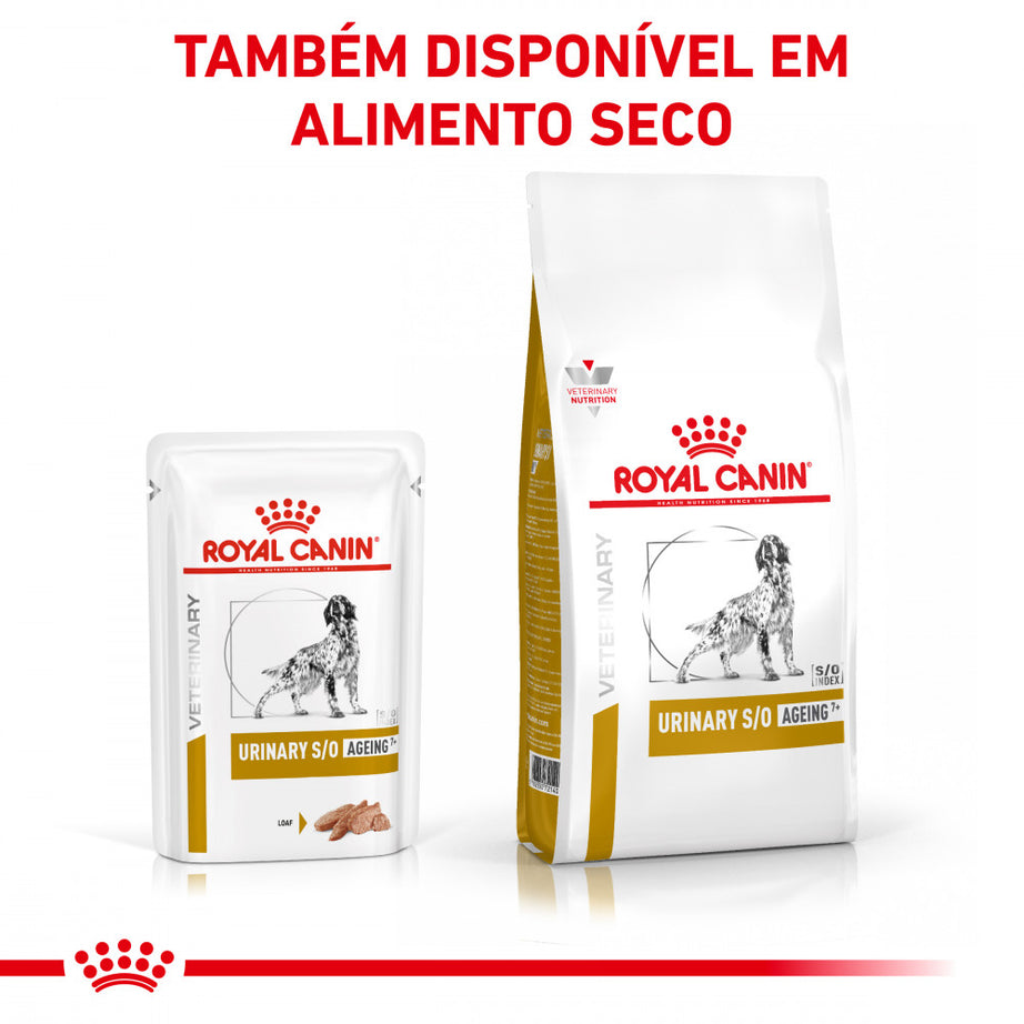 Royal Canin® Veterinary Urinary S/O Ageing +7 – Alimento Húmido (Mousse)