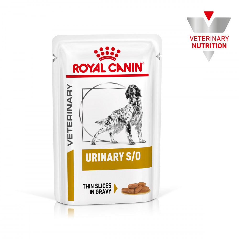 Royal Canin® Veterinary Urinary S/O Cão Adulto – Fatias Finas com Molho | 12 x 100 g