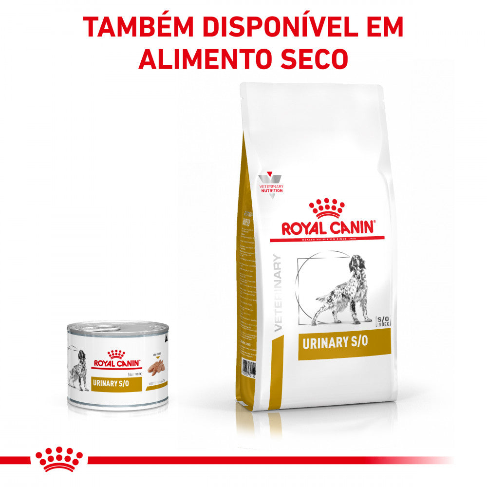 Royal Canin® Veterinary Urinary S/O Cão Adulto – Alimento Húmido (Mousse)