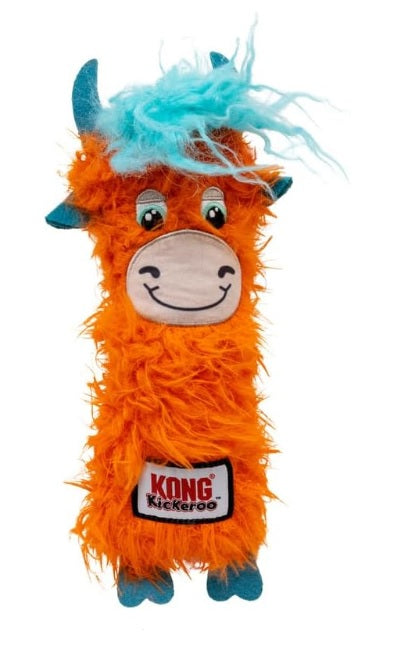 KONG Kickeroo Vaca Highland – Brinquedo para Gatos | Cores Sortidas