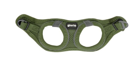 Peitoral GLORIA Trek Star para cão | Verde tropa