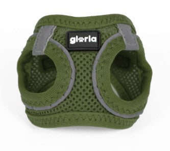 Peitoral GLORIA Trek Star para cão | Verde tropa