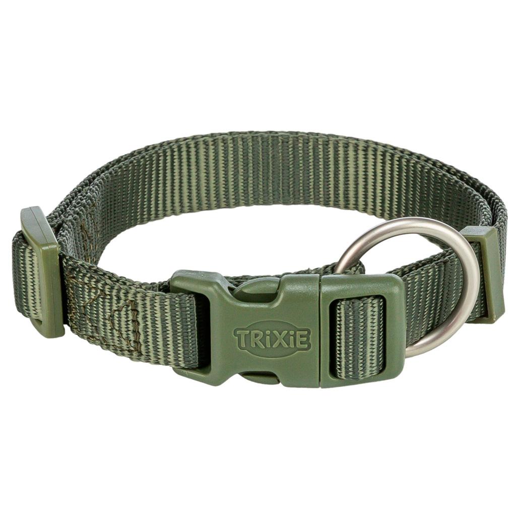 Coleira Premium Trixie para cão | Verde azeitona
