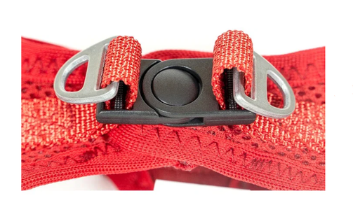 Peitoral GLORIA Trek Star para cão | Vermelho