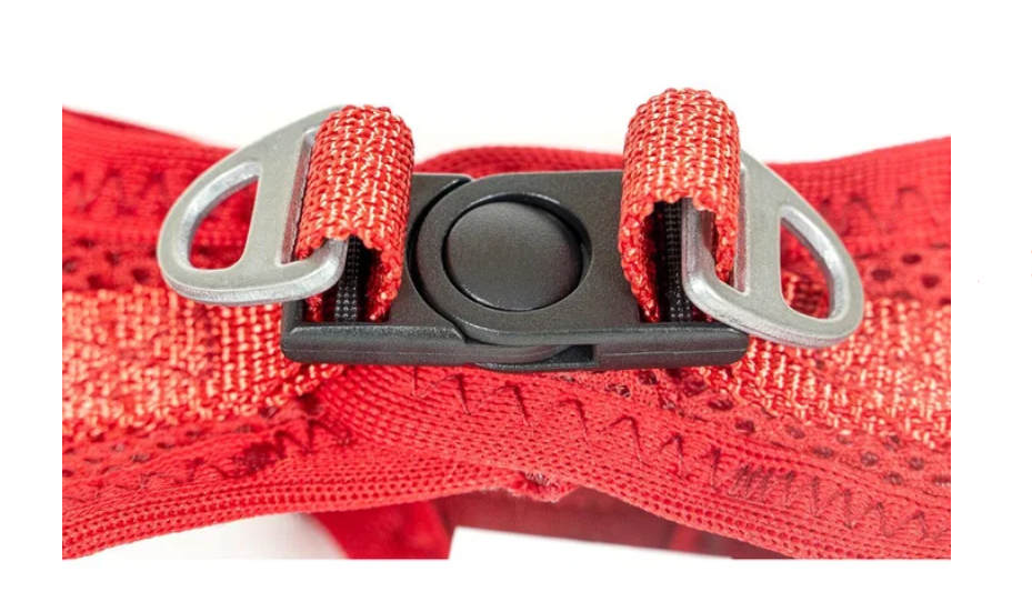 Peitoral GLORIA Trek Star para cão | Vermelho