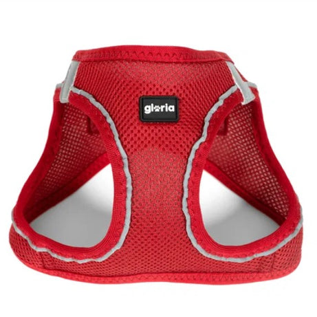 Peitoral GLORIA Trek Star para cão | Vermelho