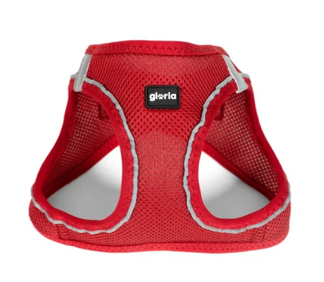 Peitoral GLORIA Trek Star para cão | Vermelho