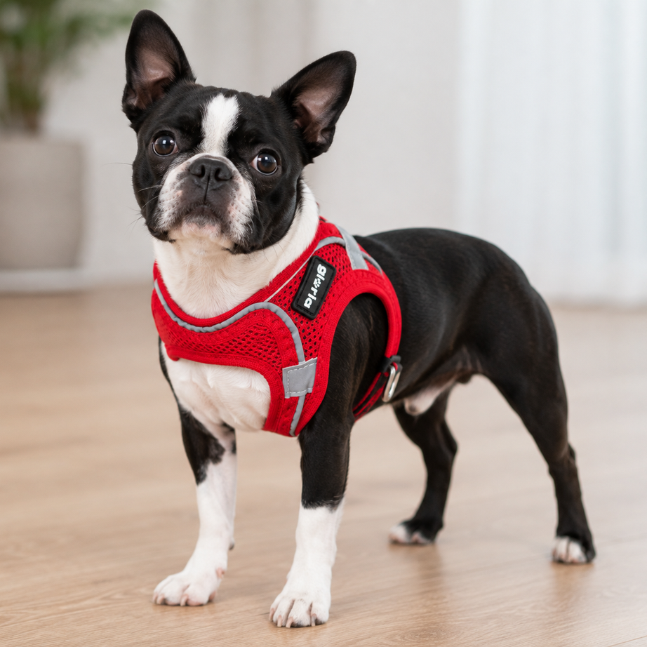 Peitoral GLORIA Trek Star para cão | Vermelho