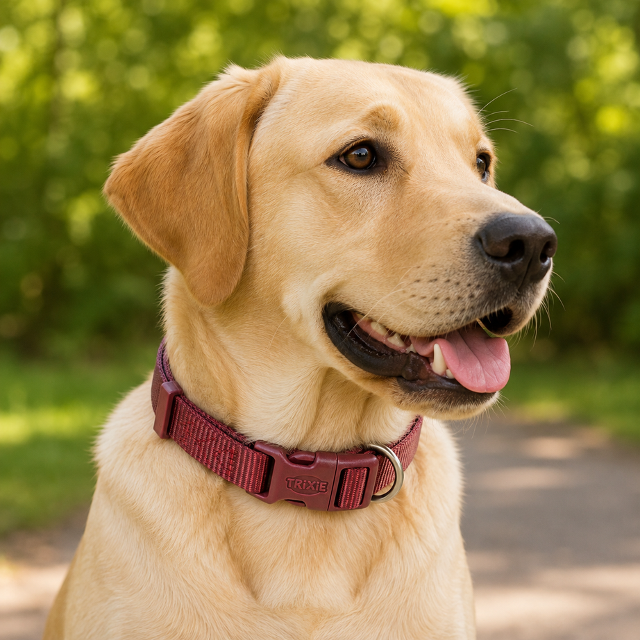Coleira Premium Trixie para cão | Vinho