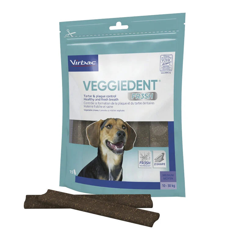 VIRBAC VEGGIEDENT FRESH DENTAL CHEWS FOR DOGS