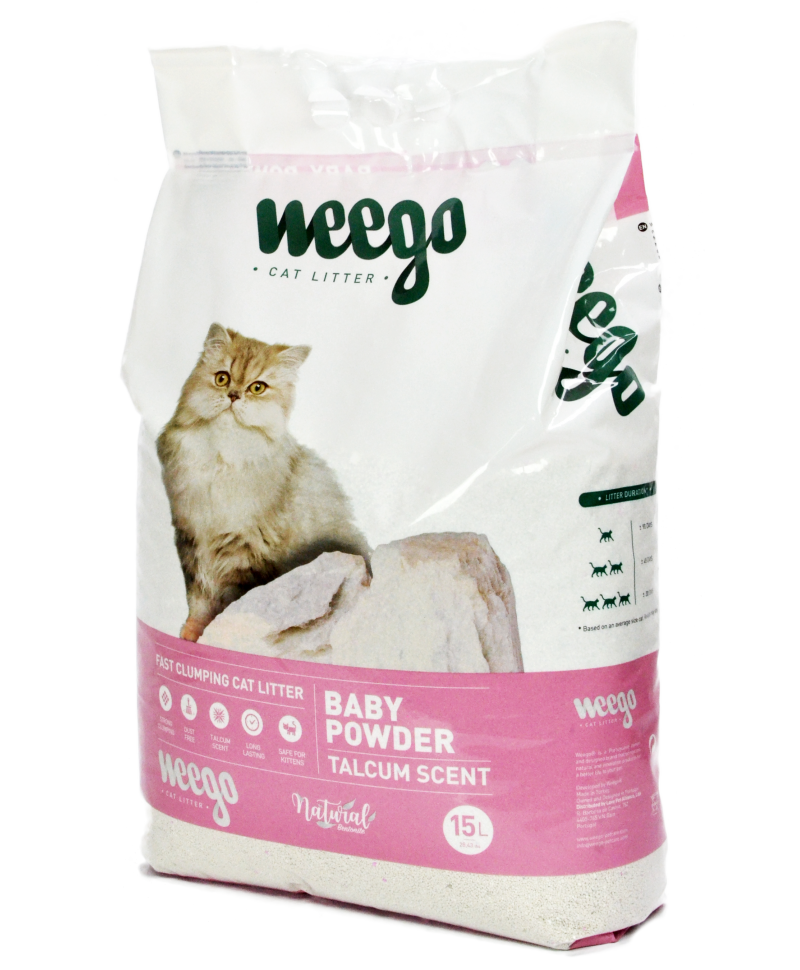 Clumping Cat Litter | Weego™ Cat Litter Baby Powder
