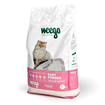 Clumping Cat Litter | Weego™ Cat Litter Baby Powder