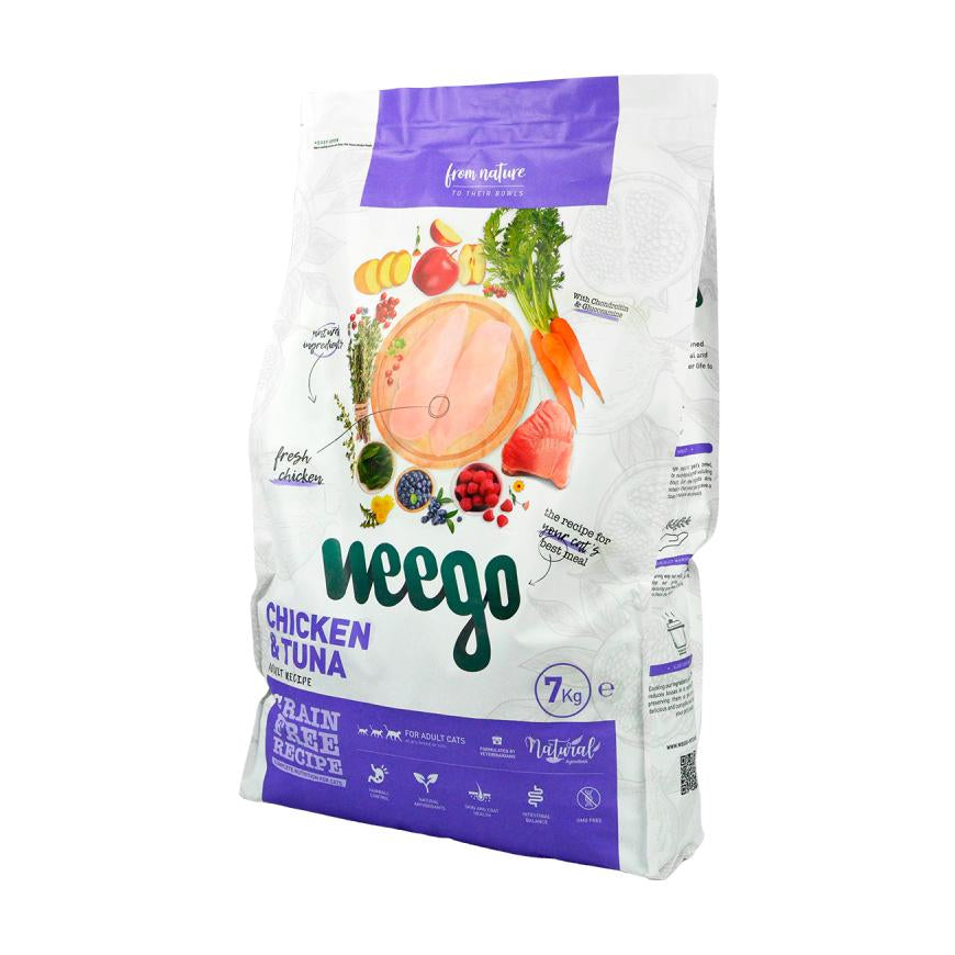 Ração para Gato Adulto Frango e Atum Weego