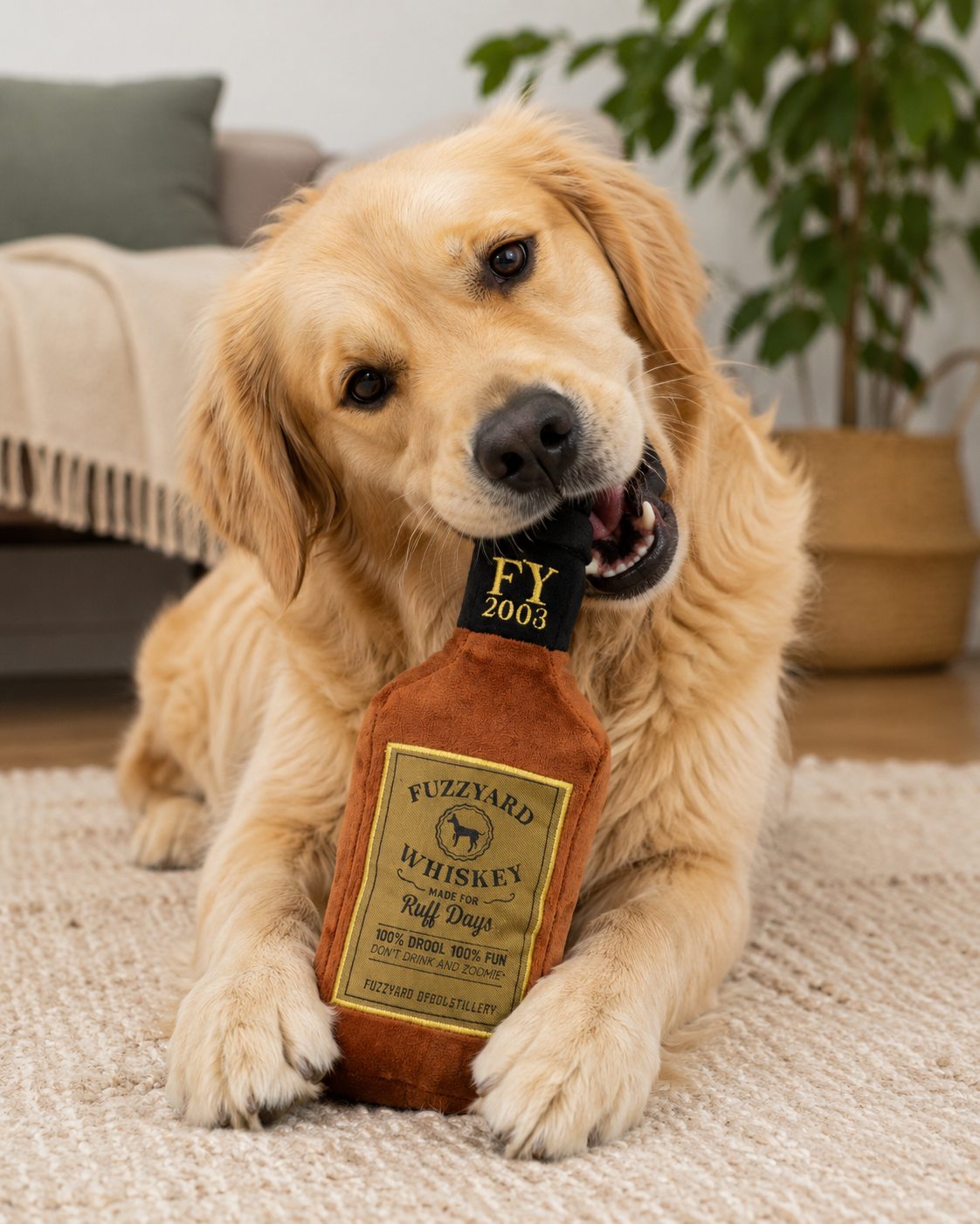 Brinquedo para Cão FuzzYard - Drinks - FuzzYard Whiskey