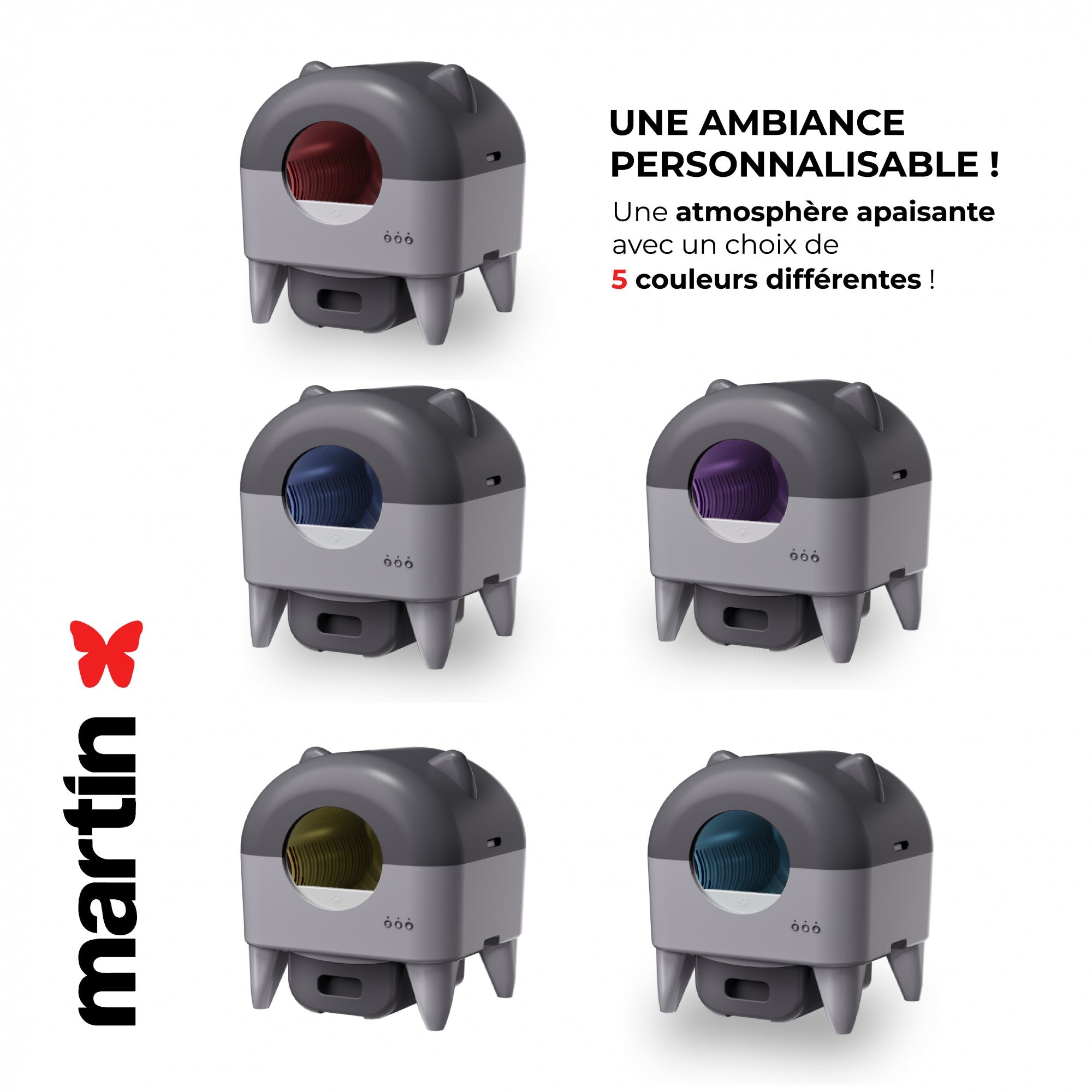 WC Automático Para Gatos Martin 76 L