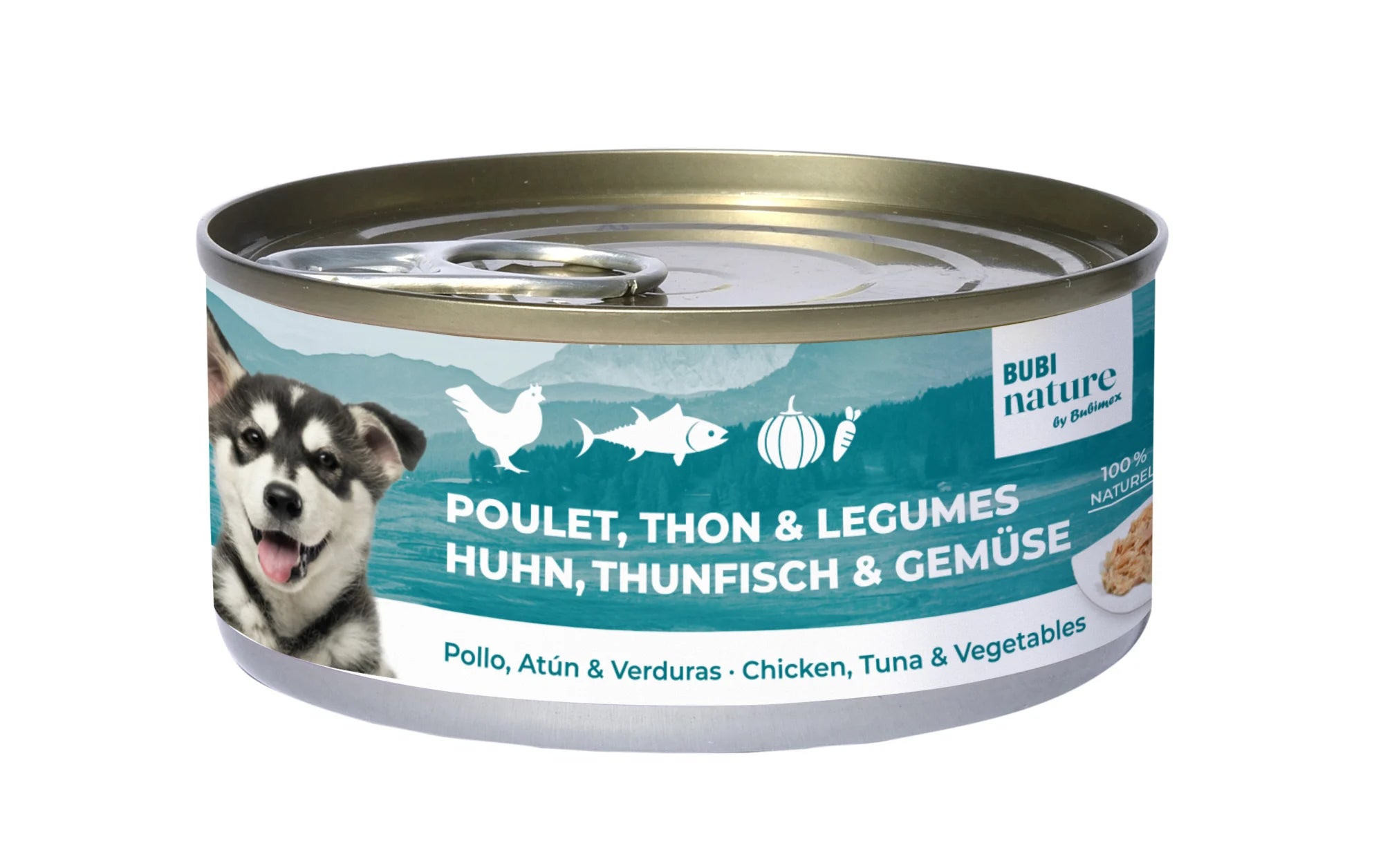 BUBIMEX Bubi Nature Wet Dog Food - Chicken, Tuna & Vegetables 150g
